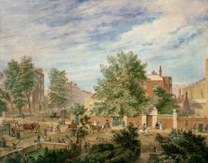 Route de Marylebone à la jonction avec Lisson Grove montrant l